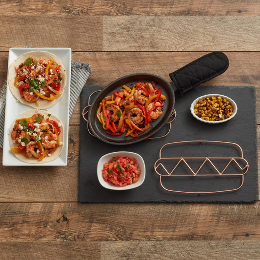 Rose Gold Metal " Hotdog " Trivet