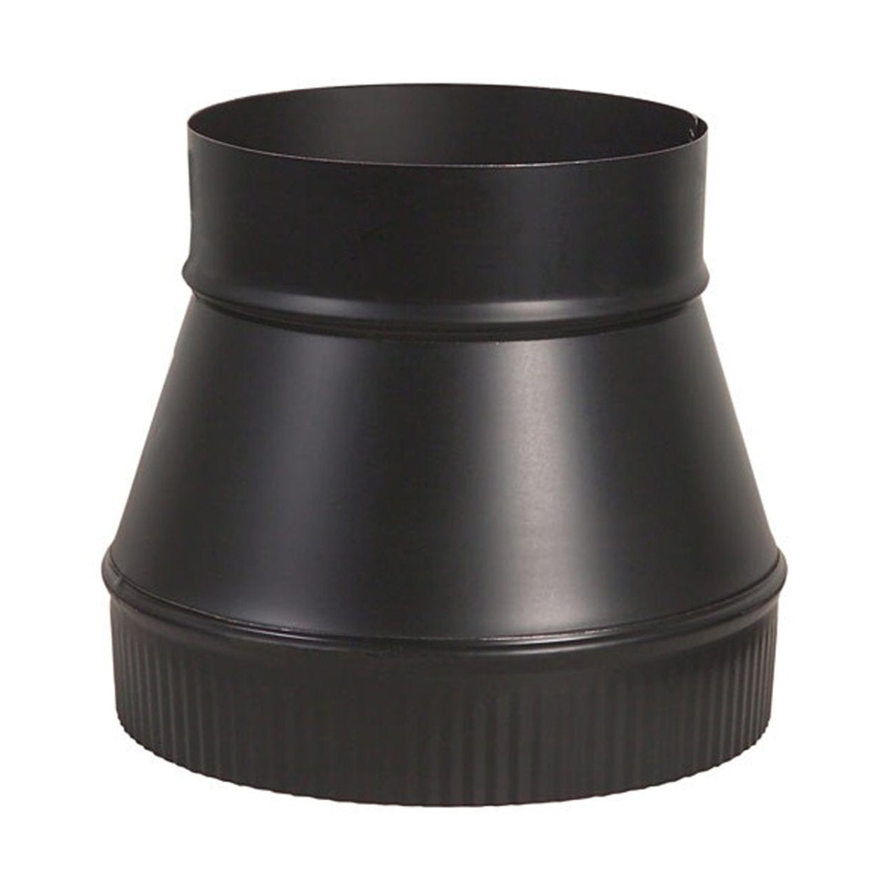 6" to 8" 24-Ga. Snap-Lock Black Increaser