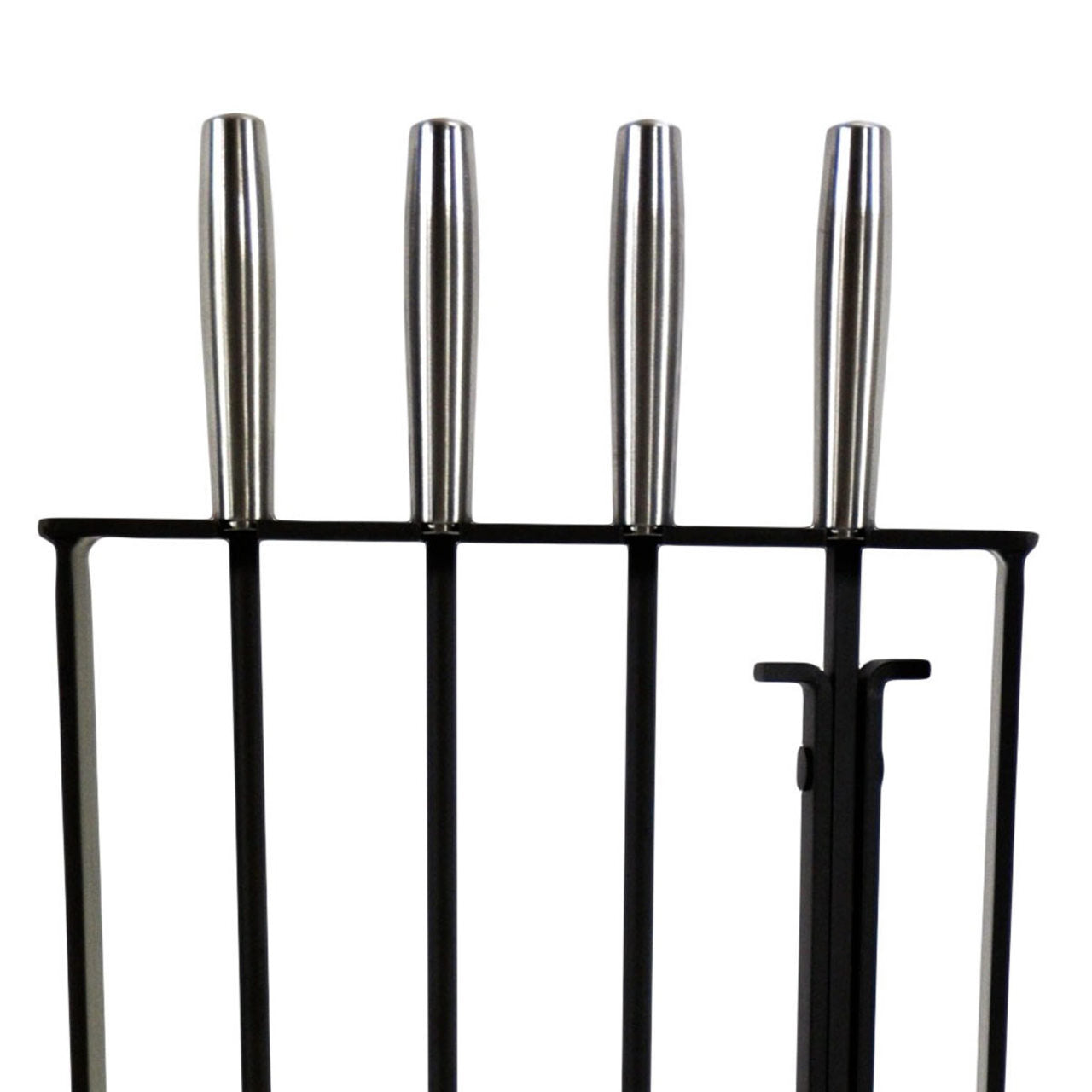 Pilgrim 5 Piece Modern Fireplace Toolset - Matte Black