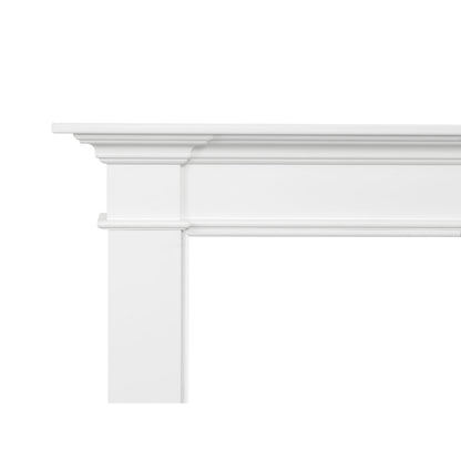 56" Radford MDF Fireplace Mantel by Pearl Mantels - White Paint Finish