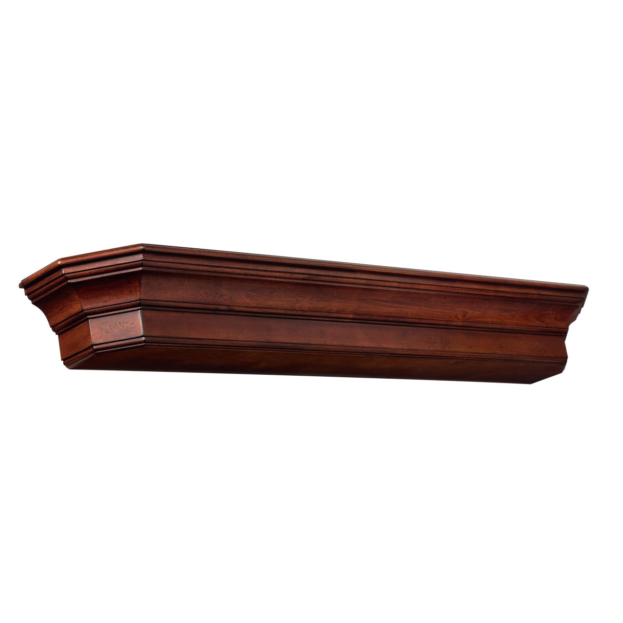 72" Lindon Fireplace Shelf by Pearl Mantels - Cherry Distressed Finish
