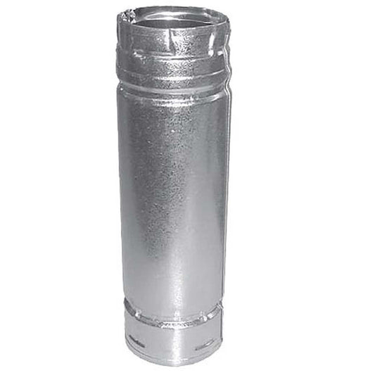 4" x 12" PelletVent Pro Galvalume Pellet Stove Chimney Pipe - 4PVP-12