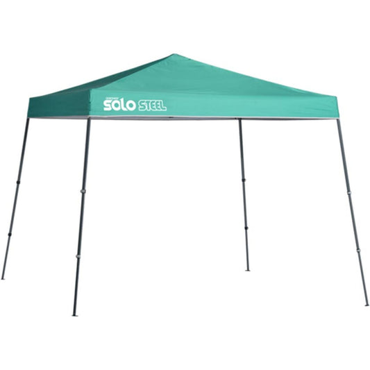 Solo Steel 72 11' x 11' Slant Leg Canopy - Turquoise