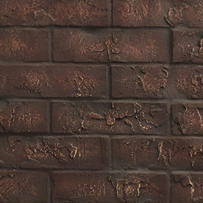 Majestic Traditional 30" Brick Interior Panels - Cottage Red - BRICKMI30CR