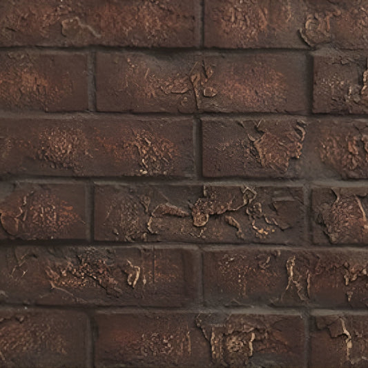 Majestic Traditional 30" Brick Interior Panels - Cottage Red - BRICKMI30CR