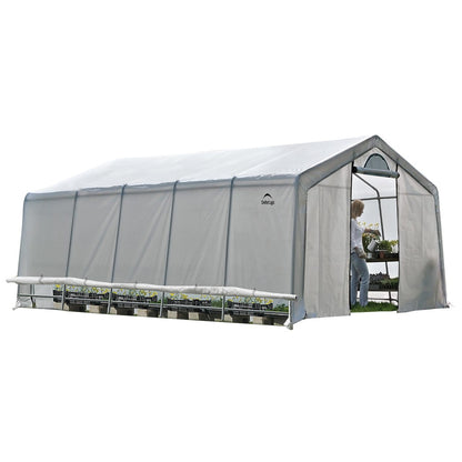 GrowIT 12' x 20' Heavy Duty Greenhouse - Clear Cover