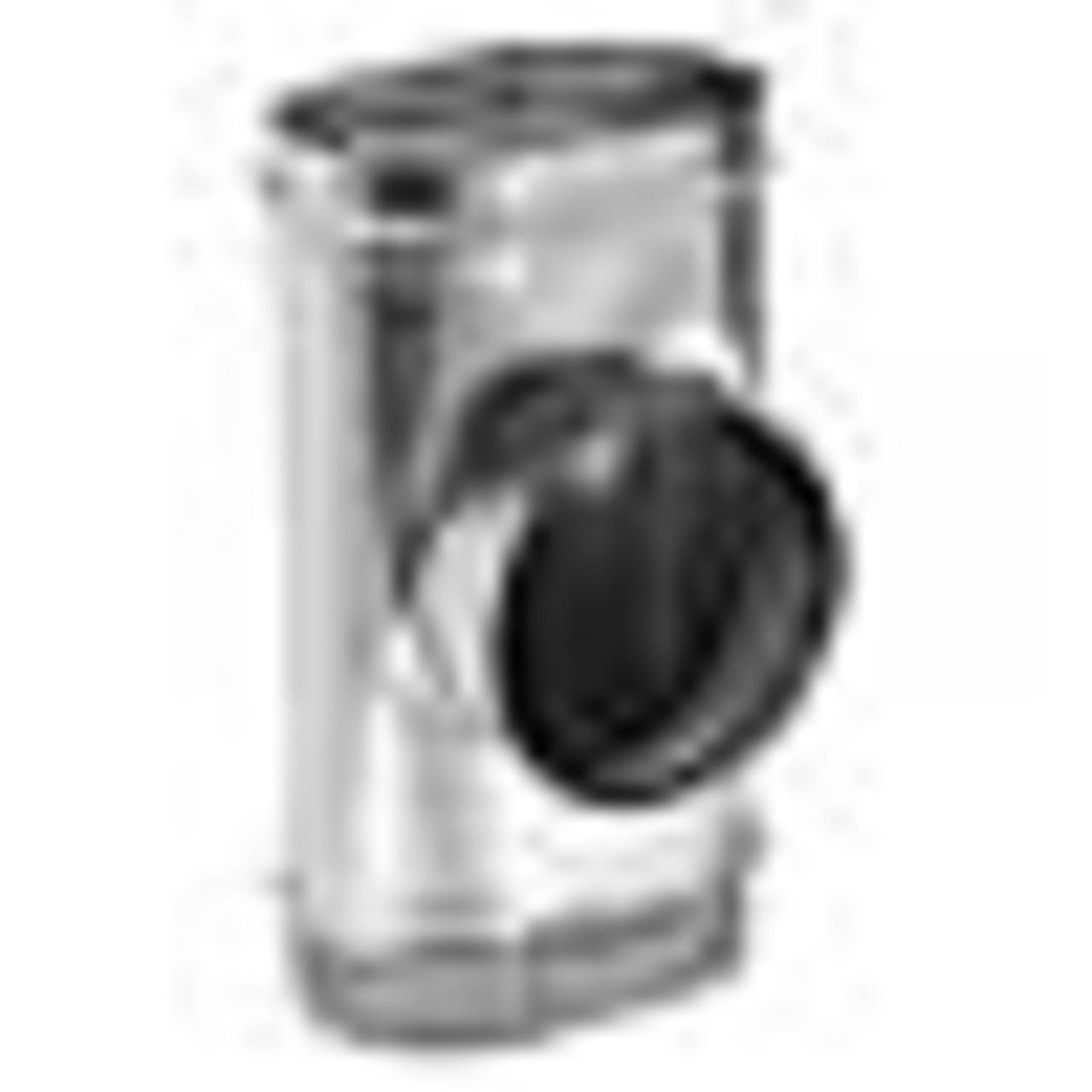 8'' DuraLiner Oval Tee with Round Branch and Cap - 8DLR-OTRB