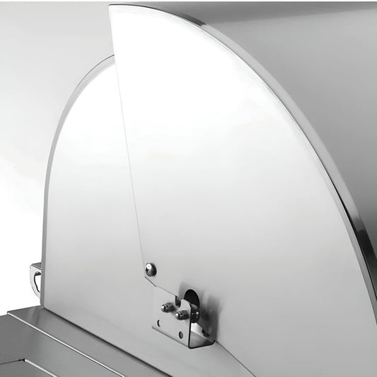 FireMagic C430s 24" In-Ground Post Mount Grill with Analog Thermometer and 1-Hour Timer, NG-LP - C430SRT1NG6/C430SRT1PG6