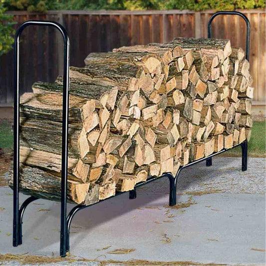 96" HY-C Tubular Black Log Rack - SLRXL