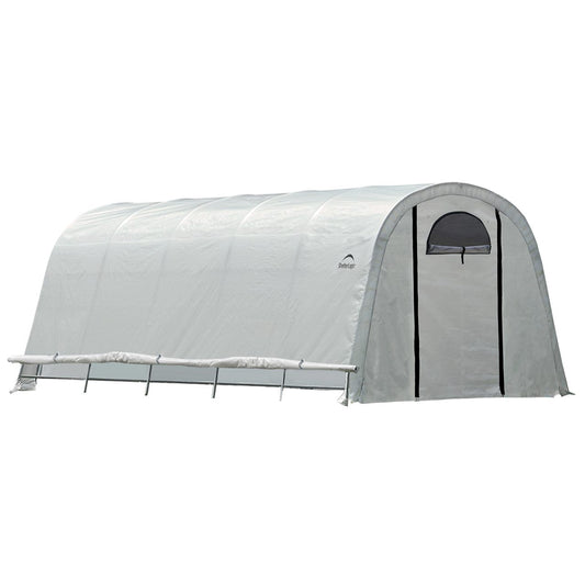 GrowIT 12' x 20' Heavy Duty Round Greenhouse - Clear Cover