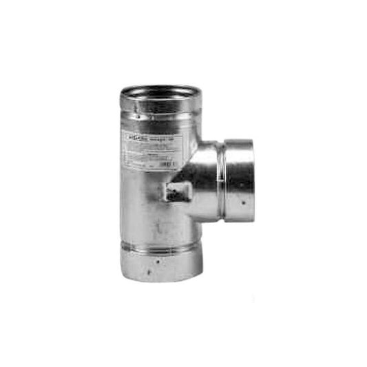 4" Selkirk VP Pellet Vent Pipe Tee with Tee Cap - 4VP-TS