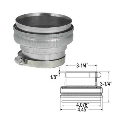3" Selkirk VP Pellet Vent Pipe Multi-Fit Connector - 3VP-MFC