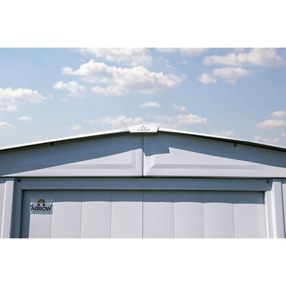 Arrow Classic Steel Storage Shed 8' x 8' Flute Gray