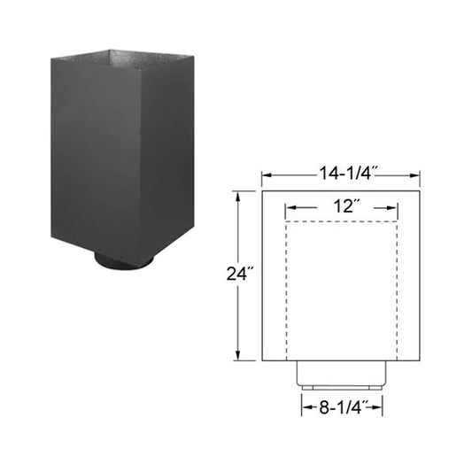 8" Selkirk 24" Support Box - 208424
