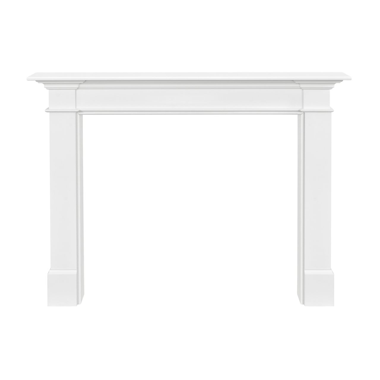 56" Radford MDF Fireplace Mantel by Pearl Mantels - White Paint Finish