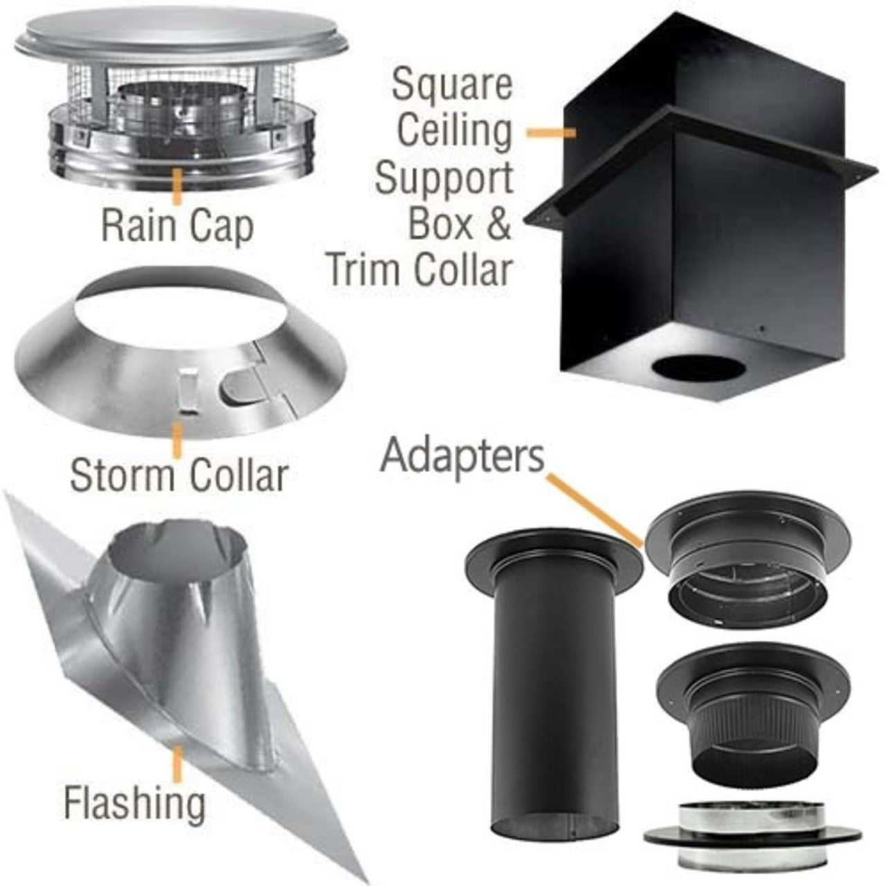 8'' DuraPlus Cathedral Ceiling Support Kit - DP820-KIT