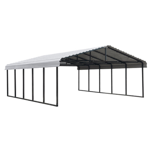 Arrow Carport 20 x 24 x 7 Ft. - Eggshell