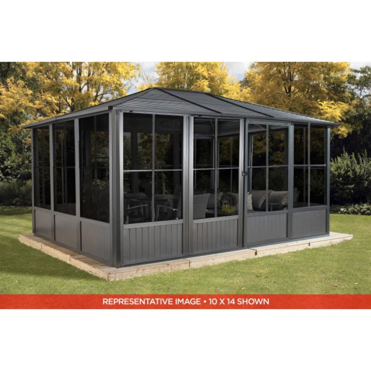Sojag Korado 10' x 17' Solarium - Gray