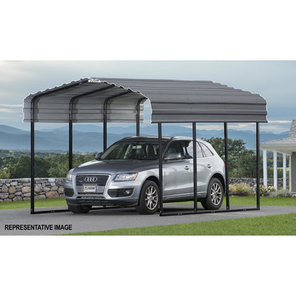 Arrow 10' x 20' x 9' Carport - Charcoal