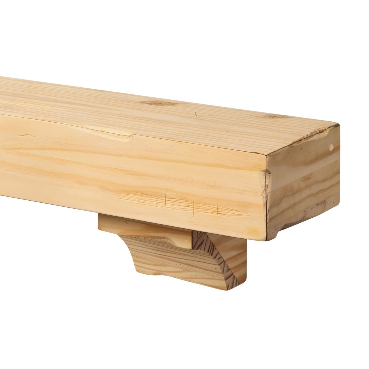 60" Shenandoah Unfinished Fireplace Shelf by Pearl Mantels
