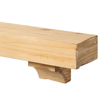 60" Shenandoah Unfinished Fireplace Shelf by Pearl Mantels