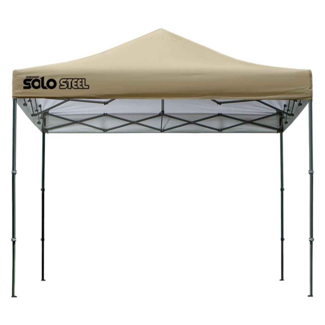 Solo Steel 100 10' x 10' Straight Leg Canopy - Khaki