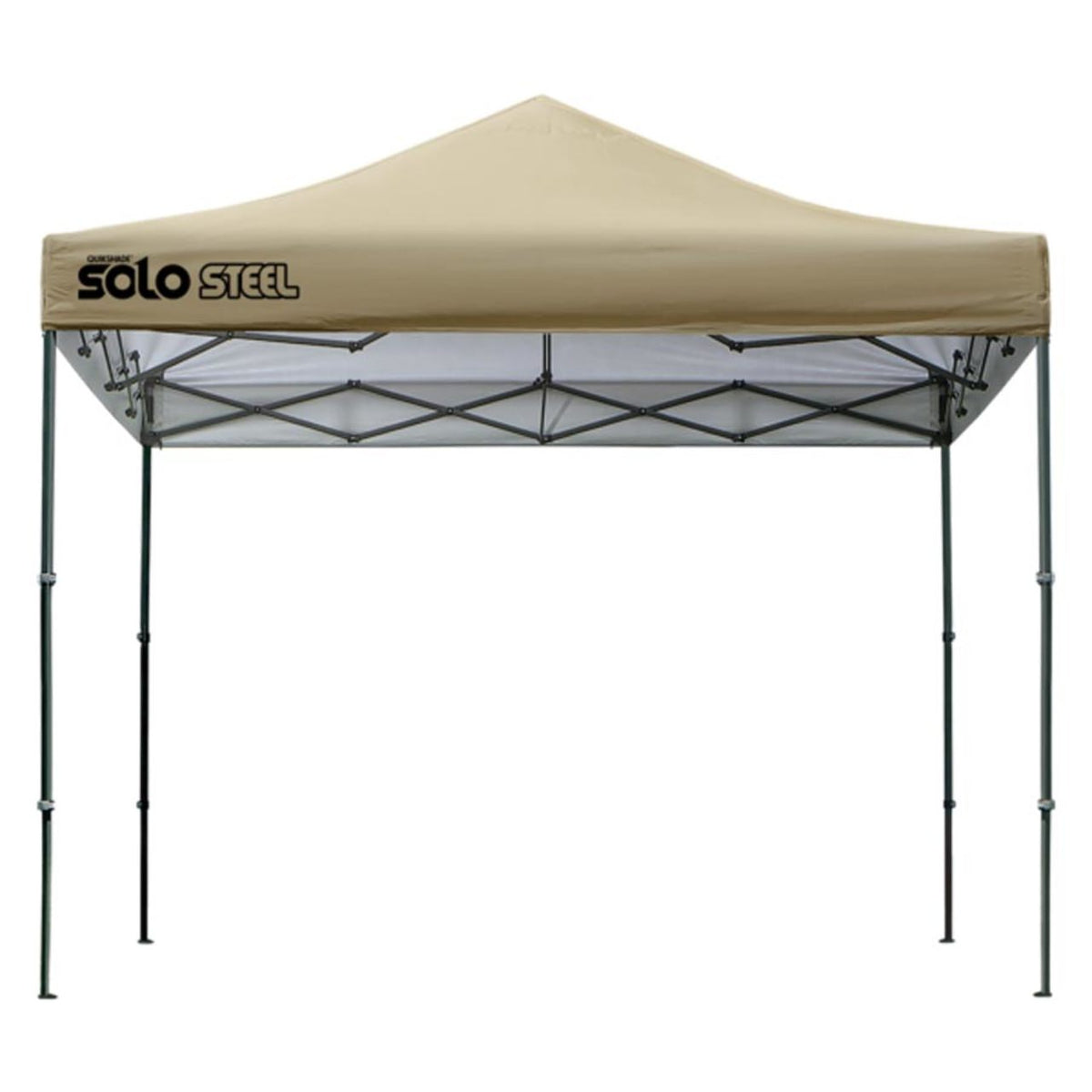 Solo Steel 100 10' x 10' Straight Leg Canopy - Khaki
