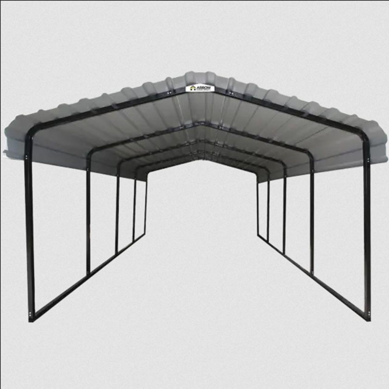 Arrow Carport 12 x 20 x 7 Ft. - Charcoal