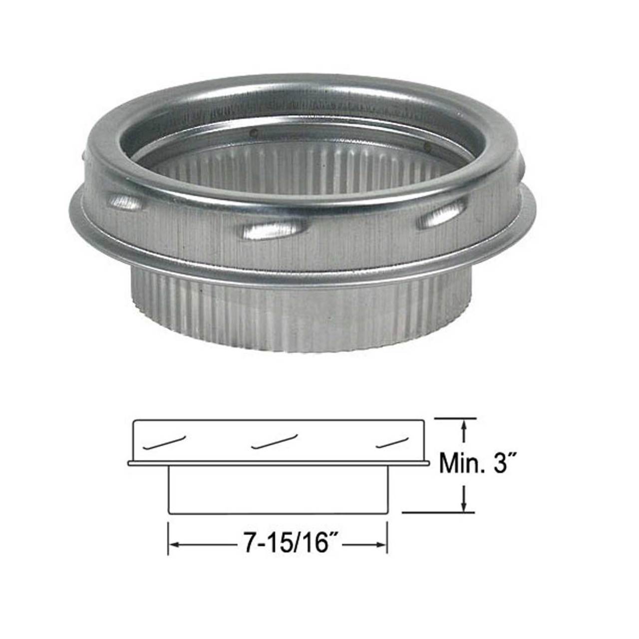 8" DSP Chimney Pipe Adapter - 258240