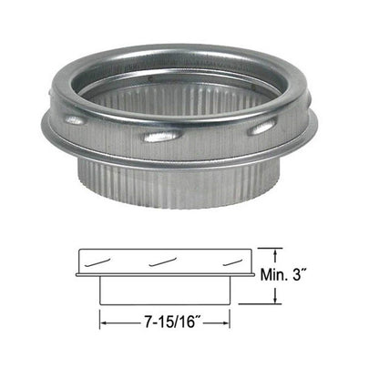 8" DSP Chimney Pipe Adapter - 258240