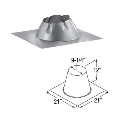 7" DuraTech Flat Roof Flashing - 7DT-FF