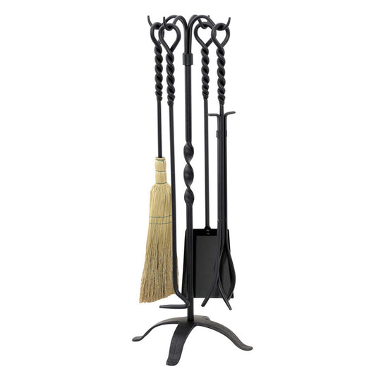 Black Wrought Iron Fireset