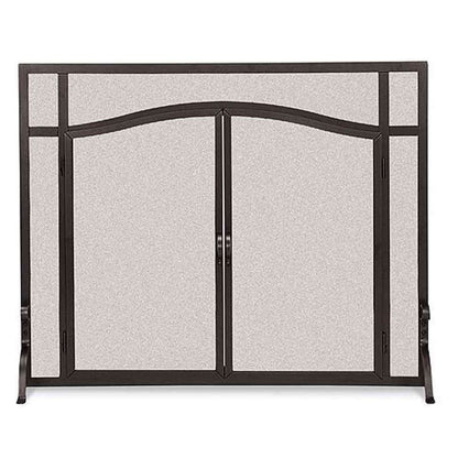 Pilgrim Forged Iron Arched Door Screen - VI