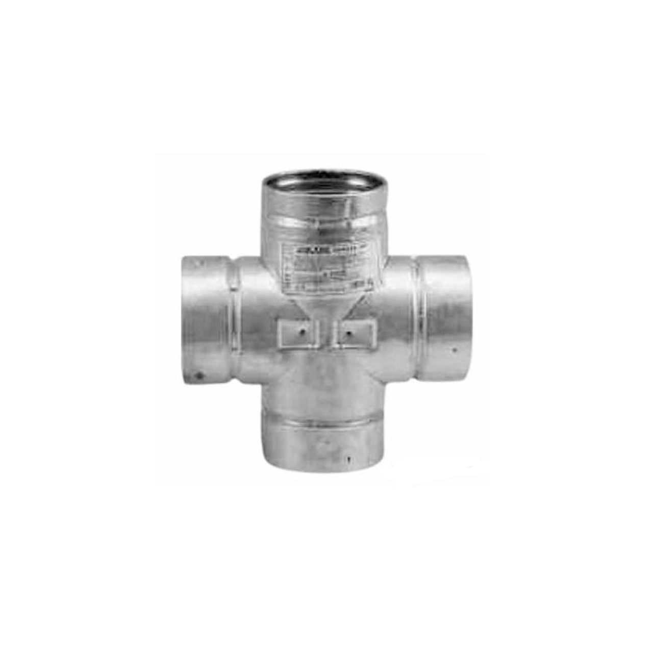 3" Selkirk VP Pellet Vent Pipe Double Tee with Cap - 3VP-TD