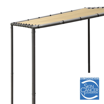 Solano 10' x 6' Gazebo Canopy - Tan
