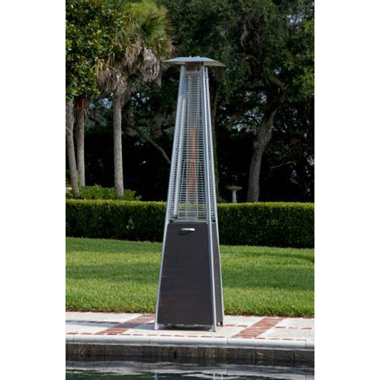 Coronado Brushed Bronze Pyramid Flame Patio Heater