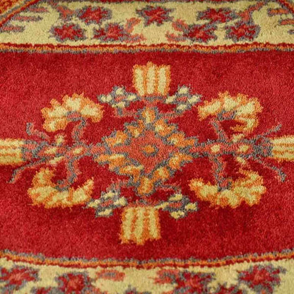 44" Half Round Vermillion Jardin Fireplace Rug