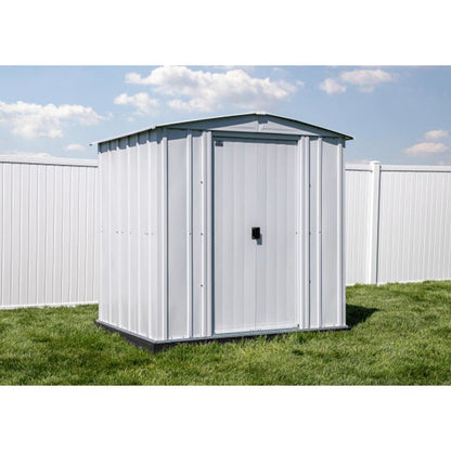 Arrow Classic Steel Storage Shed 6' x 5' -  Flute Gray