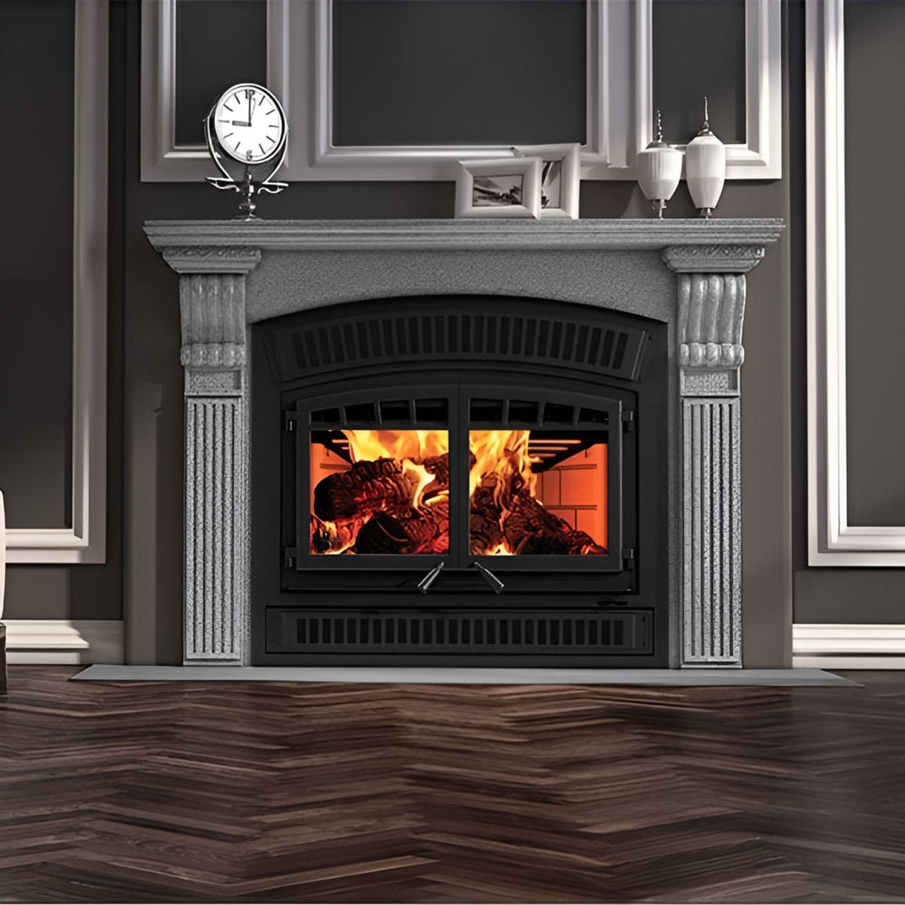 Ventis HEI350 ZCV EPA-Certified Wood Fireplace with Powerful Blower for Enhanced Heating