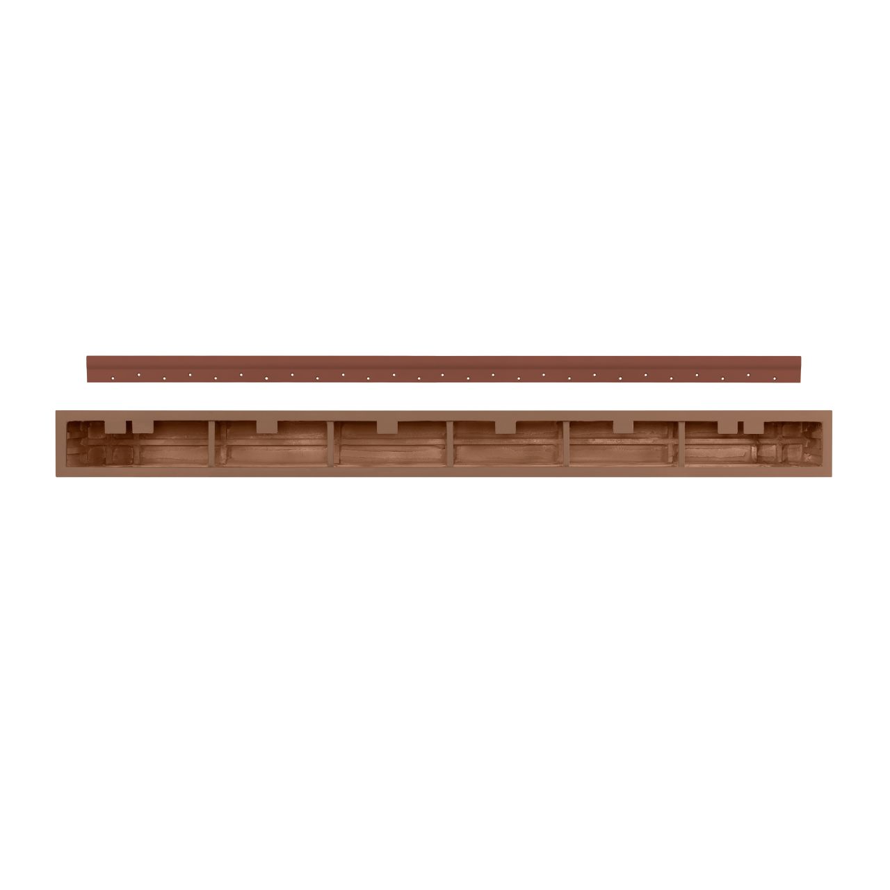72" Zachary Non-Combustible Fireplace Shelf by Pearl Mantels - Natural Wood Look w/ Little River Finish