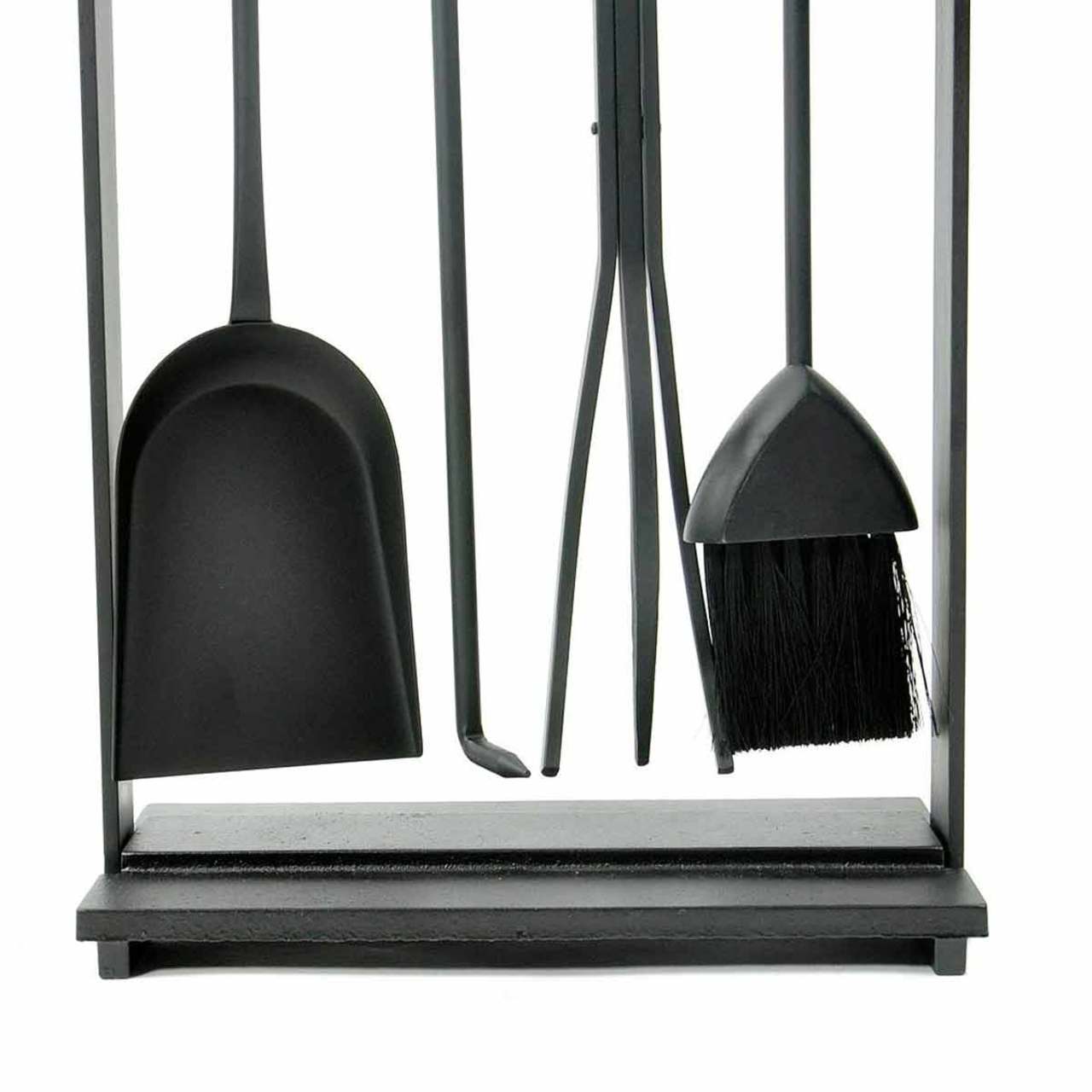 Pilgrim 5 Piece Modern Fireplace Toolset - Matte Black