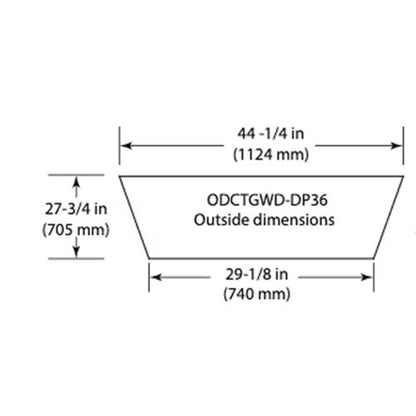 Outdoor Lifestyles Drain Pan For The 36" Cottagewood - ODCTGWD-DP36