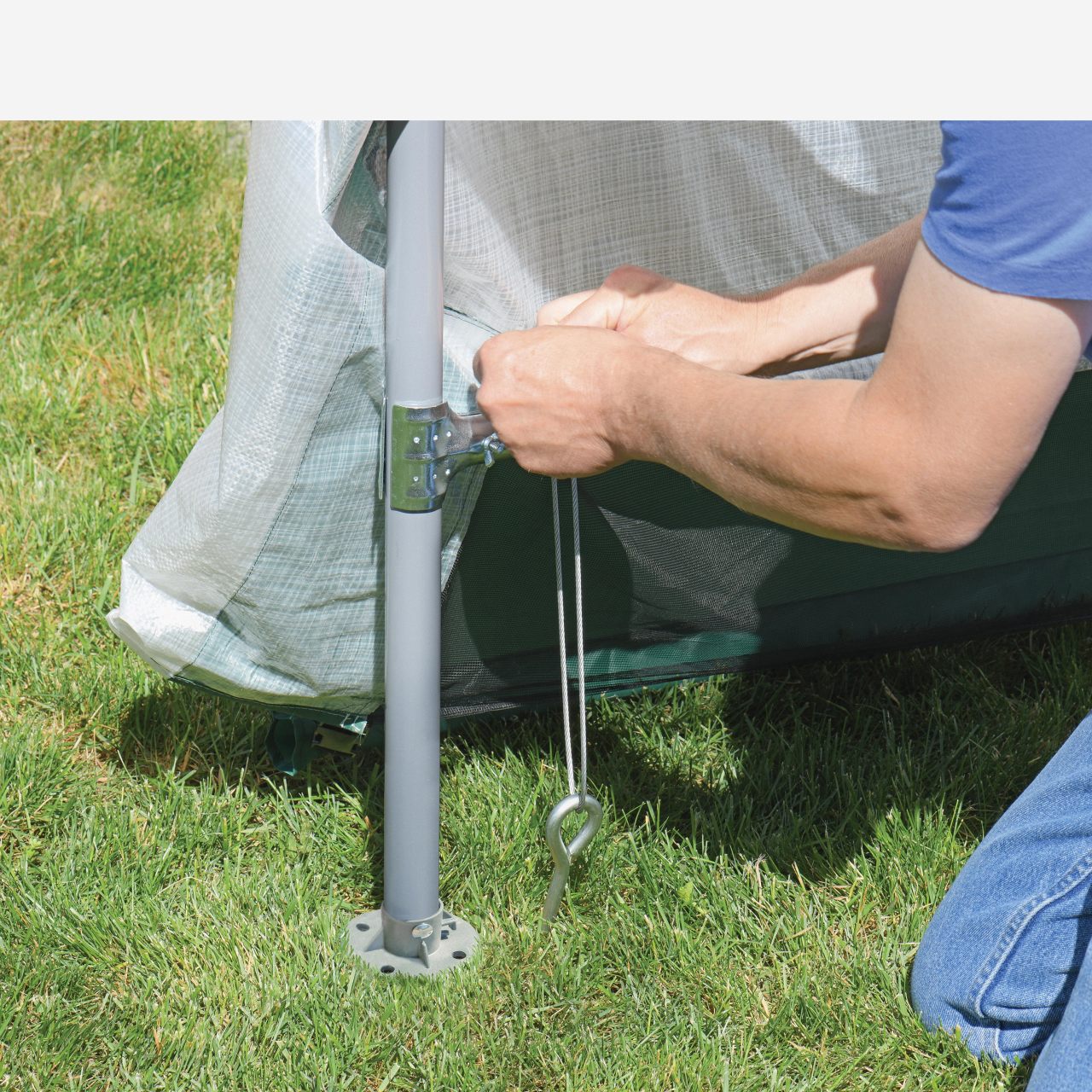 Organic Growers 6' x 8' x 6.5' Greenhouse - Clear Cover