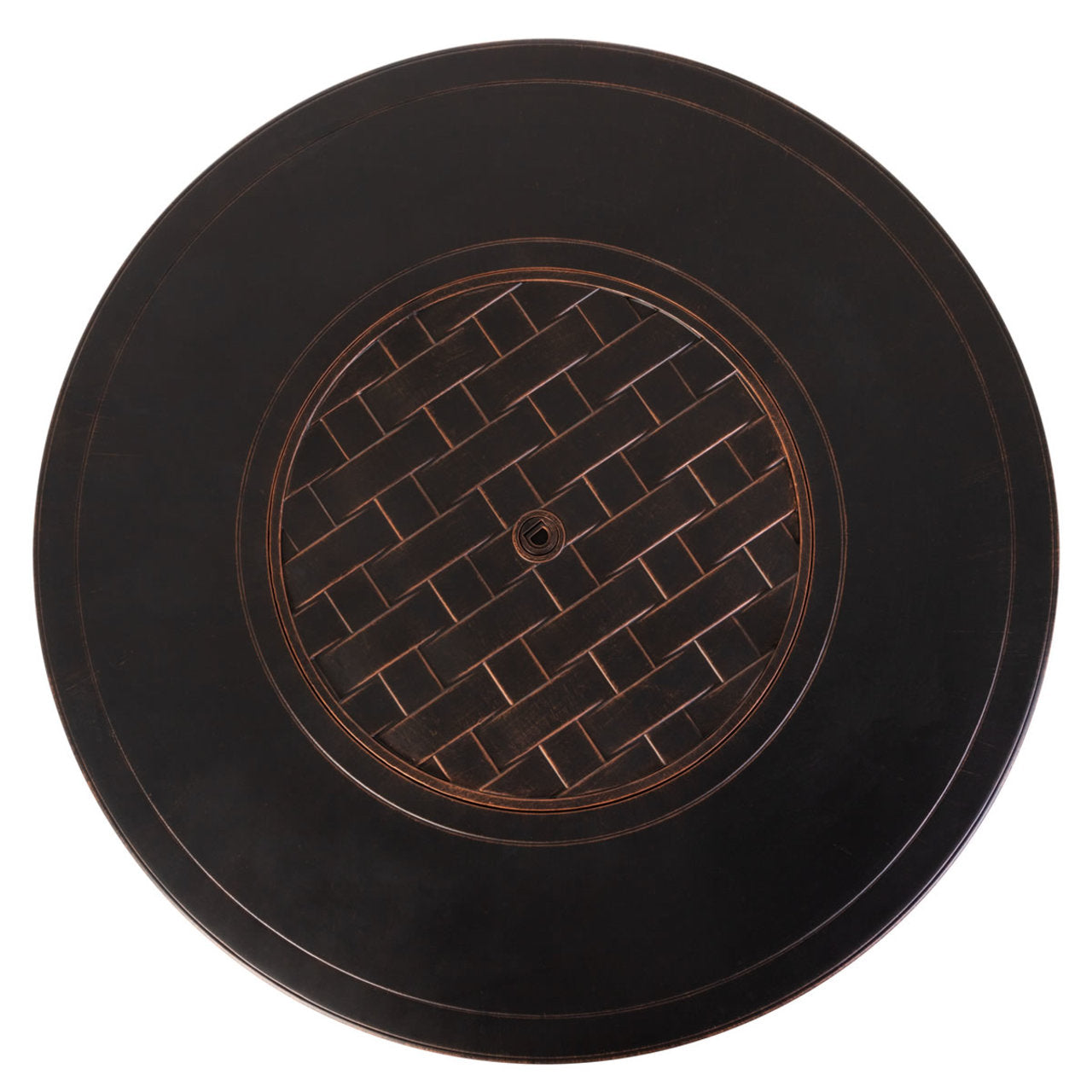 Fire Sense Perissa Woven Round Aluminum LP Fire Pit - 62208
