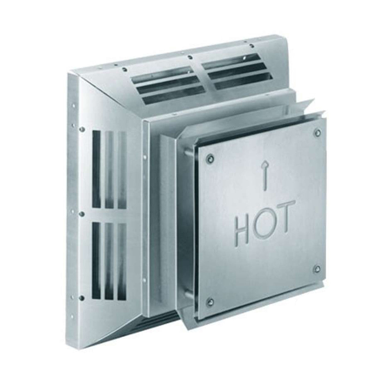 5" x 8" DirectVent Pro Stainless Steel Square Horizontal Termination Cap - 58DVA-HC-S