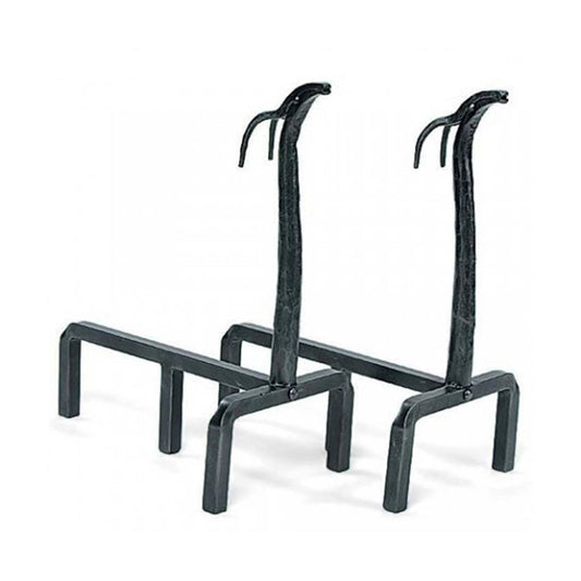 Deer Head Andirons