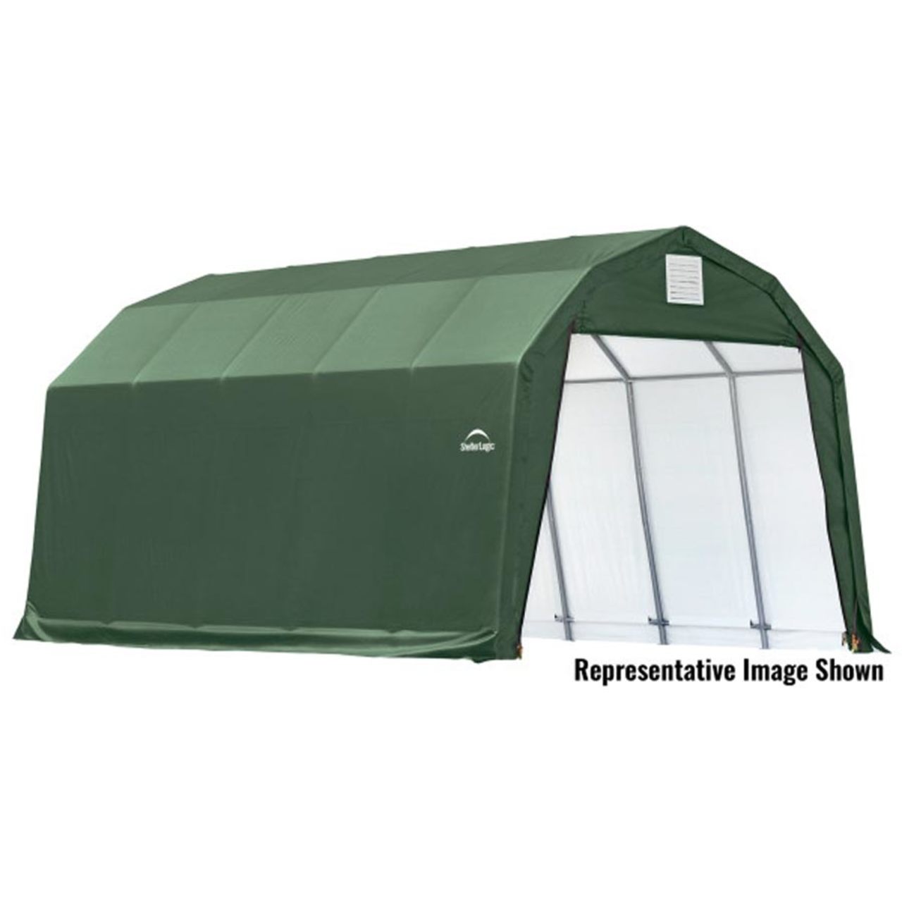 ShelterCoat 12' x  24' Garage Barn - Green - 97154