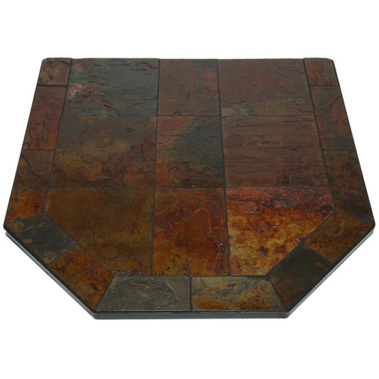 Peacock Slate 40" x 40" Double Cut Hearth Pad