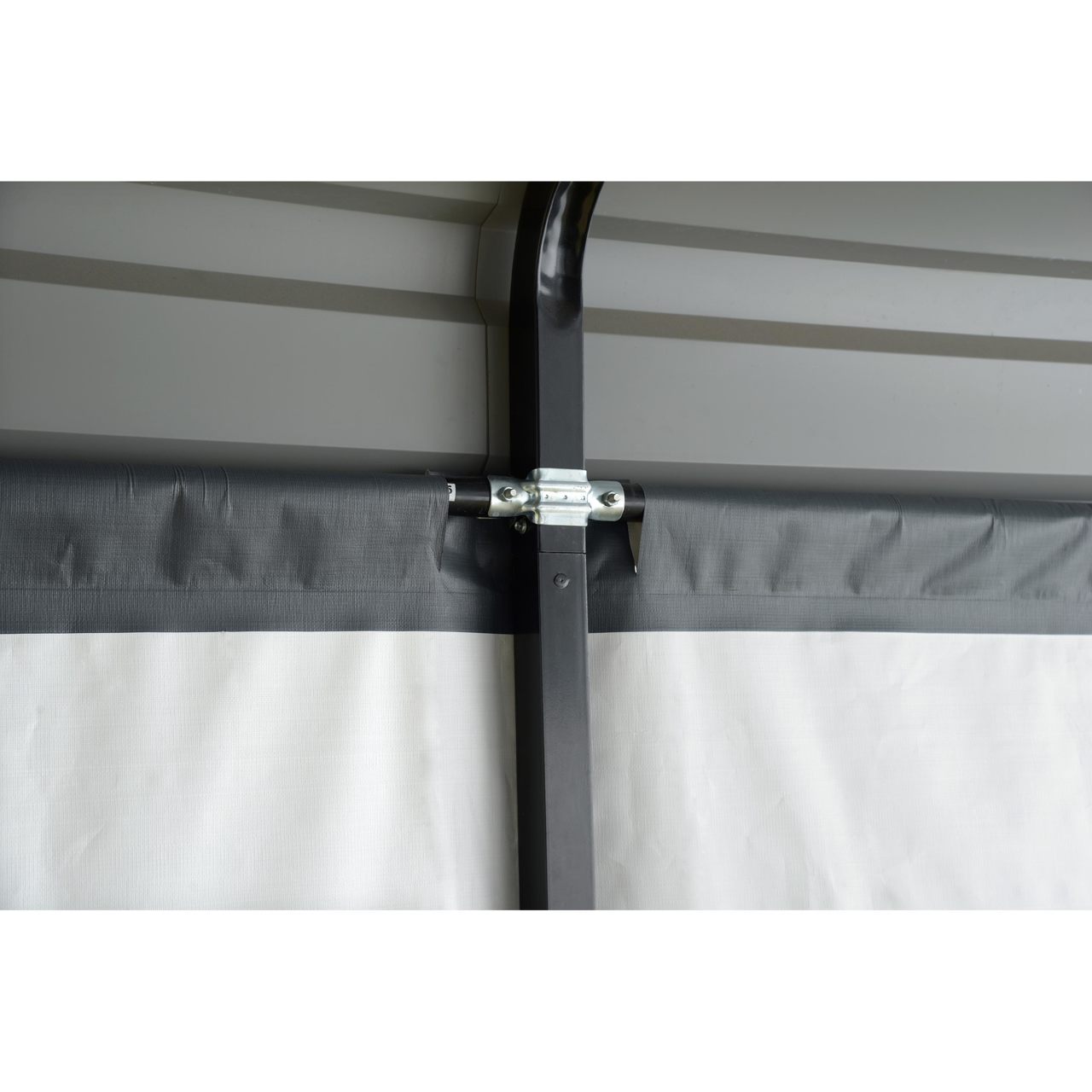Arrow 10'  x 15' Enclosure Wall Kit ONLY for Carport- Gray