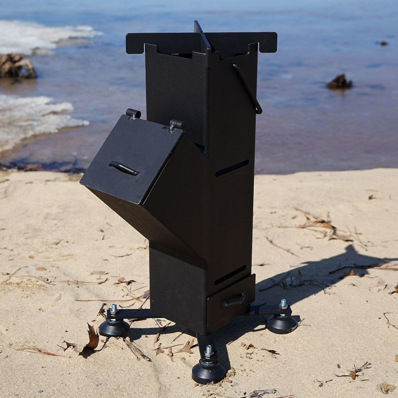 Woodeze Portable Small Black Rocket Stove